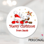 Santa & Reindeer Christmas Stickers