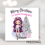 Selfie Girls Christmas Card