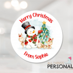 Snowman Christmas Stickers