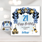 Balloons & Cheers Birthday card