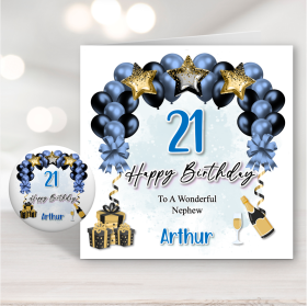 Balloons & Cheers Birthday card
