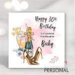 Glam Celebrations Birthday Card