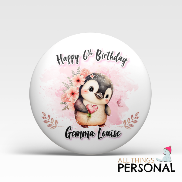 Penguin Girls Birthday Card - Image 2