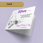 No Matter How Tall I Grow Mothers Day Card o