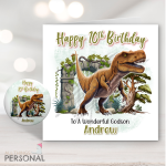 T-Rex Birthday Card