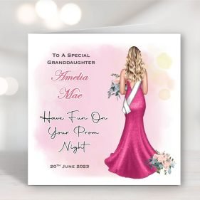 Pink Prom Night Card