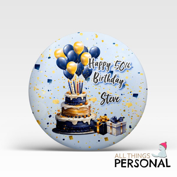 Blue Celebrations Birthday Card - Image 4