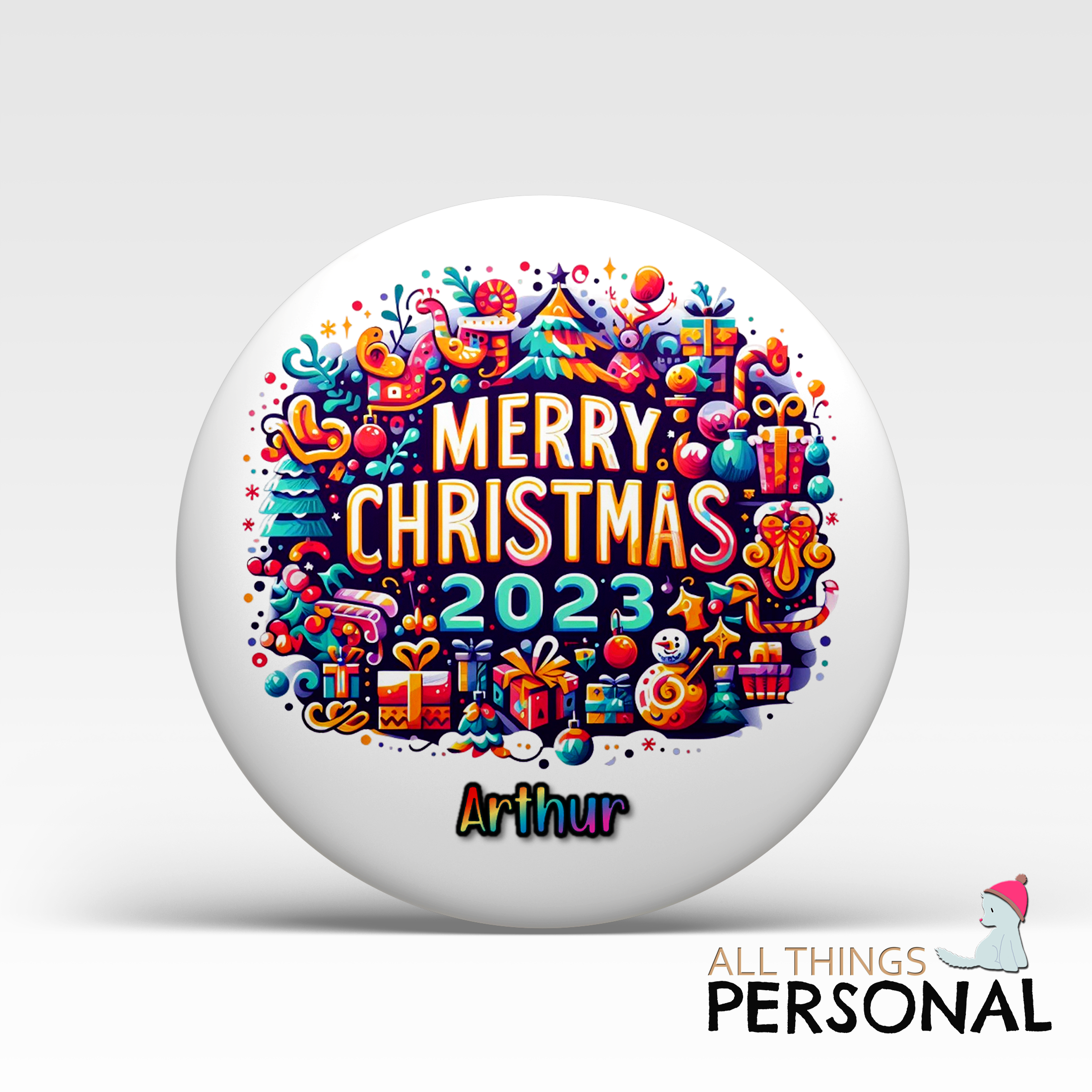 2023 Christmas badge 2023 Christmas Badge - Image 1