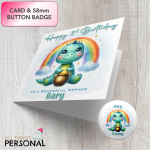 Personalised Dinosaur Birthday Card - Image 2