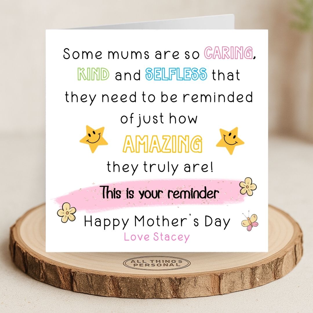 Your Reminder Mother's Day Card This is Your Reminder of How Amazing You Are