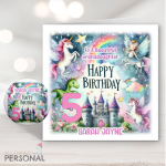 Magical Birthday Card & Badge