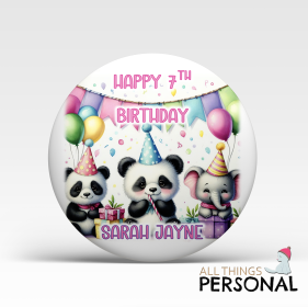Party Time Birthday Badge