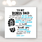 Bonus Dad Father's Day Card