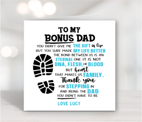 Bonus Dad Father's Day Card