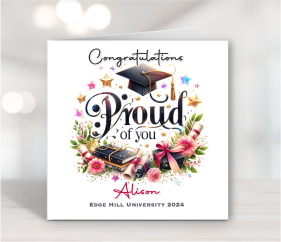 Proud of You Graduation Card
