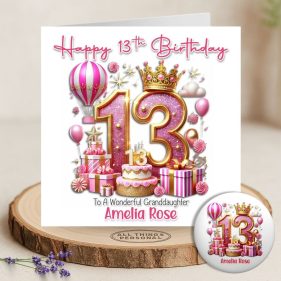 Teen Queen 13th Birthday Card