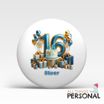 Blue Vibes 16th Birthday Badge