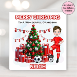 Festive Football Christmas Card