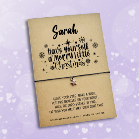 Merry Little Christmas Wish Bracelet