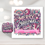Unicorn Dreams Christmas Card