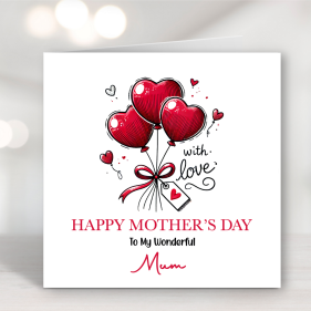 With Love Mother's Day Card