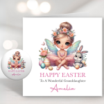 Fairy Wishes Easter Card & Button Badge Main