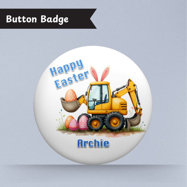 Yellow Digger Easter Badge