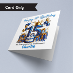 Blue Vibes 15th Card Only