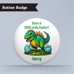DINO-Mite Easter Badge