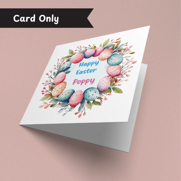 Wreath of Wishes Easter Card Only