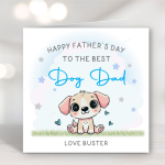Best Dog Dad Father's Day Card