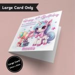 Cute Unicorn Birthday Large Card Only
