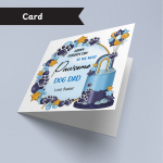 Pawsome Pawprints Fathers Day Card o