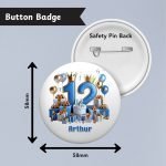 Blue Vibes 12th Birthday Badge info