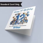 Blue Vibes 12th Birthday Card Only