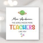 World Needs More Teachers Like You Card