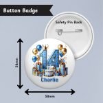 Blue Vibes 14th Birthday Badge Info