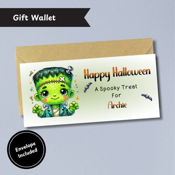 Frankie Fun Halloween Gift Wallet With Envelope