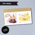 Light The Way Diwali Gift Wallet with Envelope