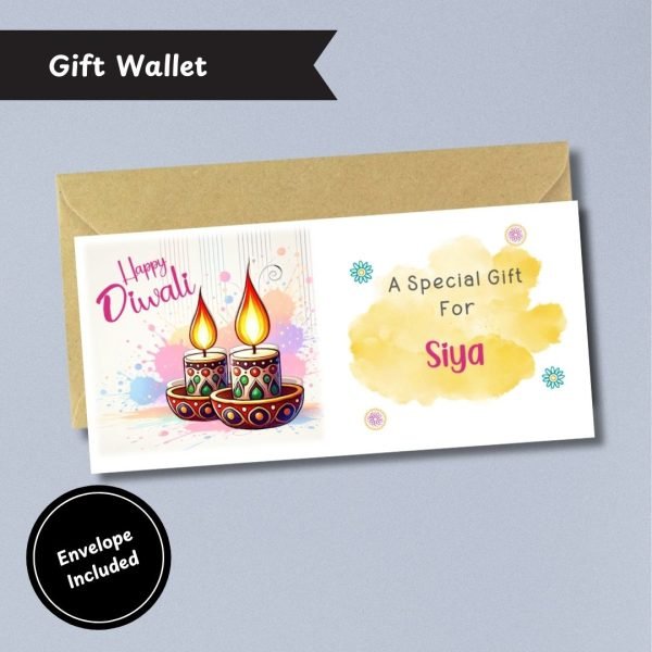 Light The Way Diwali Gift Wallet with Envelope