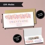 Pastel Wishes 21st Birthday Money Wallet Etsy