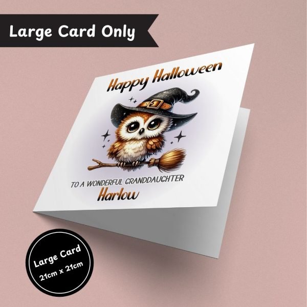 Wings & Whimsy Halloween Large Card Only
