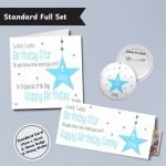 Blue Twinkle Twinkle Birthday Star Standard Full Set