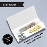 Blue Vibes 13th Birthday Money Wallet Inside