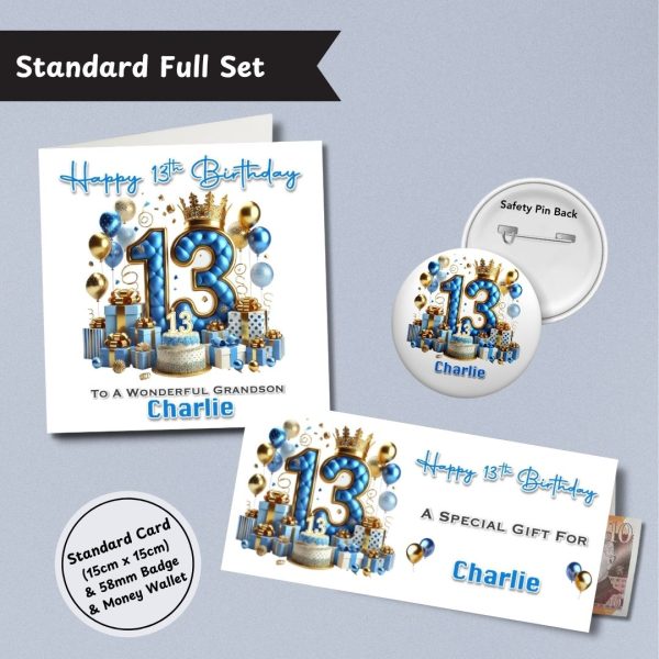 Blue Vibes 13th Birthday Standard Full Set