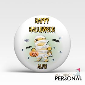 Cute Mummy Halloween Badge
