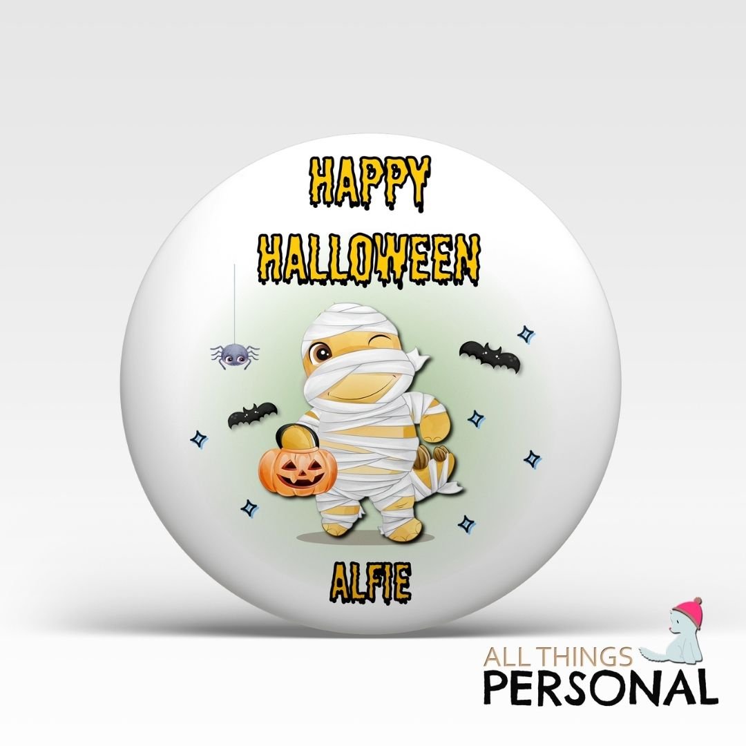 Cute Mummy Halloween Badge Cute Mummy Halloween Badge