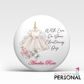 Girls Christening Badge