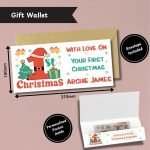 On Your First Christmas Money Wallet Etsy