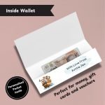 Pink Noah’s Arc Christening Money Wallet Inside